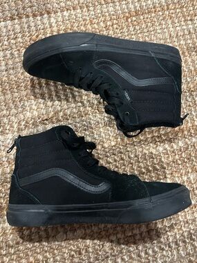 Worn twice! Vans Black High-Top Skate Sneakers